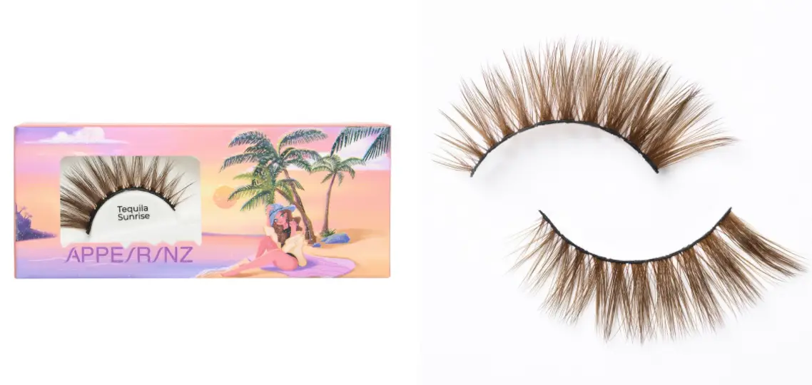 Brown lashes